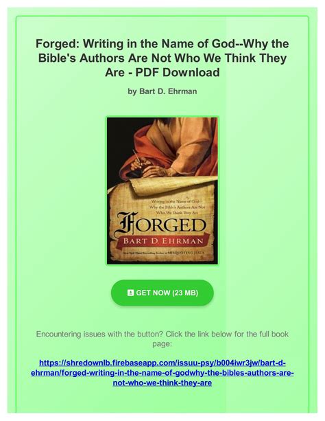 Forged Writing in the Name of God--Why the Bible&amp Kindle Editon