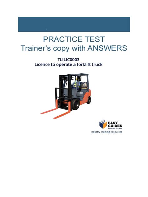 Forklift Exam Questions Answers Epub