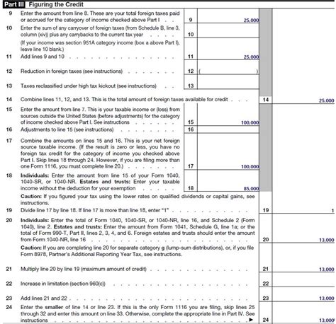 Form 1116 Instructions 2023: A Comprehensive Guide