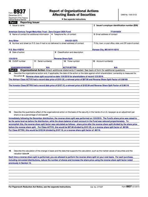 Form 8937 Instructions: Your Guide to Investment Income Reporting