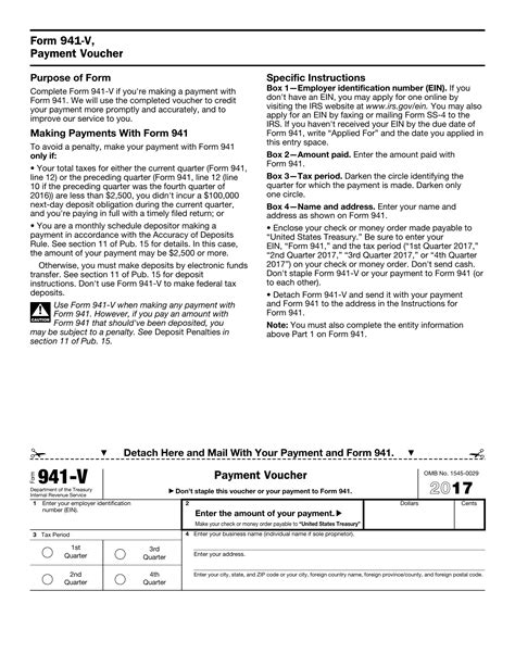 Form 941-V: Your Comprehensive Guide to Accurate Tax Reporting