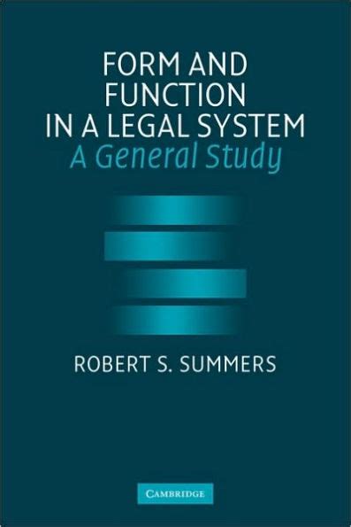 Form and Function in a Legal System A General Study Kindle Editon