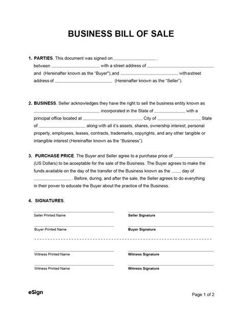 Form for Bill of Sale: A Comprehensive Guide to Transferring Ownership