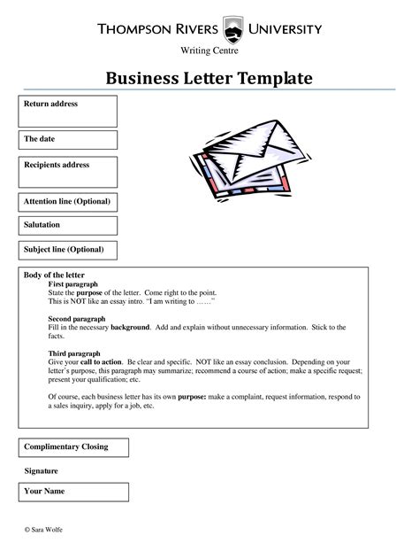 Formal Business Letter Template