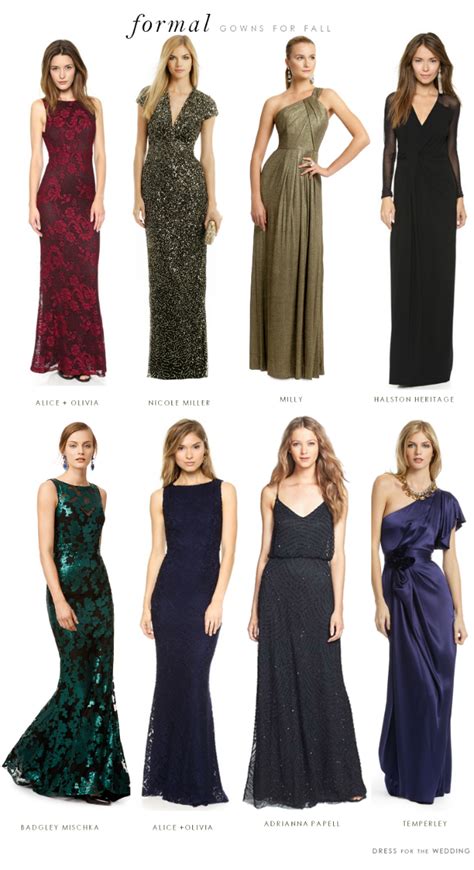 Formal Dresses for Different Occasions