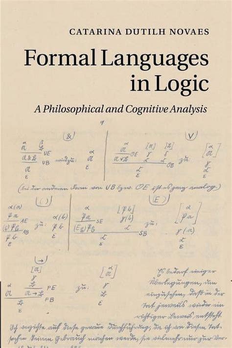 Formal Languages in Logic A Philosophical and Cognitive Analysis Epub