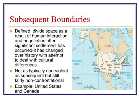 Formal subsequent boundaries