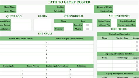 Format: A Path to Glory