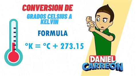 Formula Centigrados a Kelvin