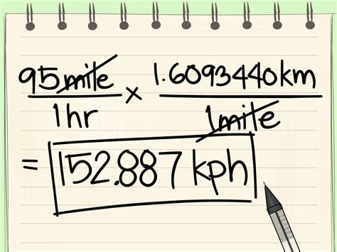 Formula for Converting 244 km/h to mph