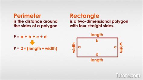 Formula for Perimeter of Rectangle