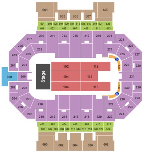Fort Wayne War Memorial Coliseum Seating Chart