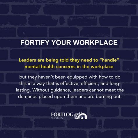 Fortify the Workplace: