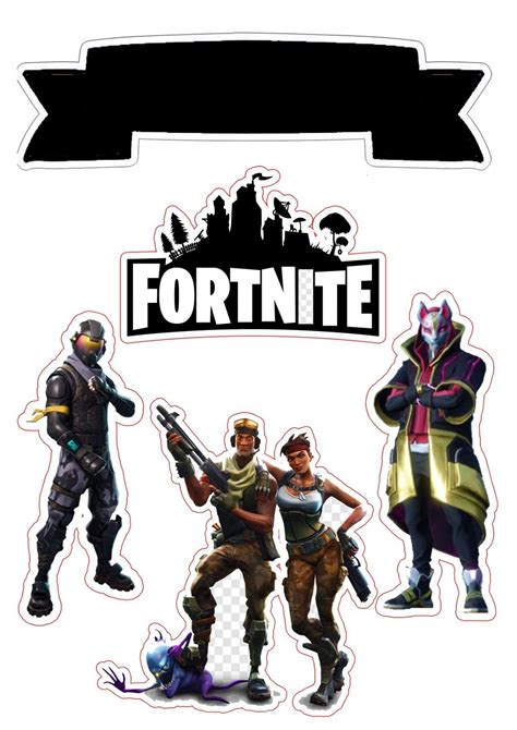 Fortnite Cake Topper Printable