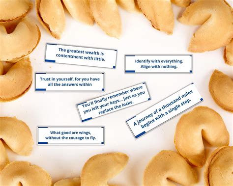 Fortune Cookie Fortunes