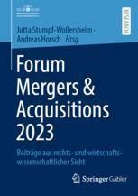 Forum Mergers & Acquisitions 2012 Beitrge Aus Rechts-Und Wirtschaftswissenschaftlicher S Doc