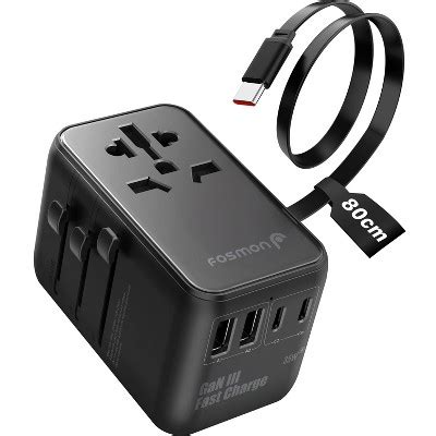 Fosmon iPhone Charge Charger Travel Doc