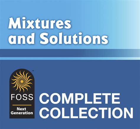 Foss Mixtures And Solutions Test PDF