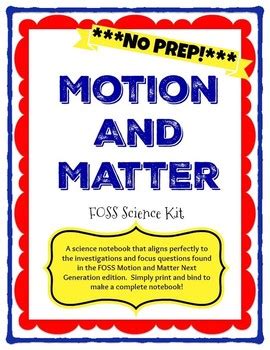 Foss Motion And Forces Notebook Answers Kindle Editon