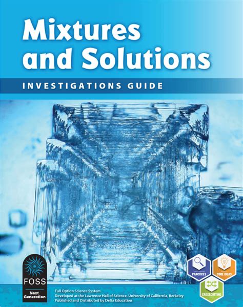 Foss Science Mixtures And Solutions PDF