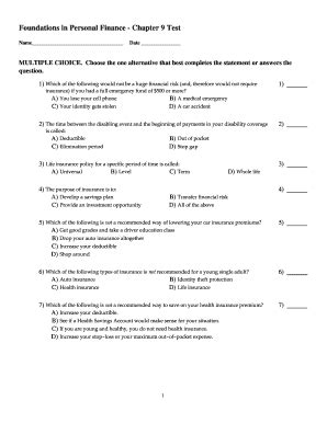 Foundation Personal Finace Making The Mininum Chapter 4 Answer Sheet PDF