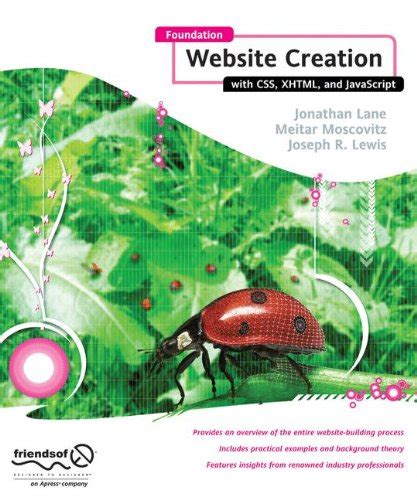 Foundation Website Creation with CSS, XHTML, and JavaScript Reader