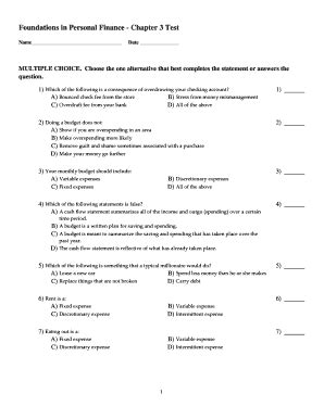 Foundations In Personal Finance Chapter 3 Answers PDF