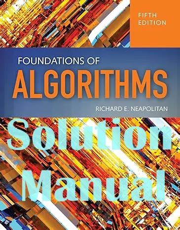 Foundations Of Algorithms Solutions Manual Ebook Kindle Editon