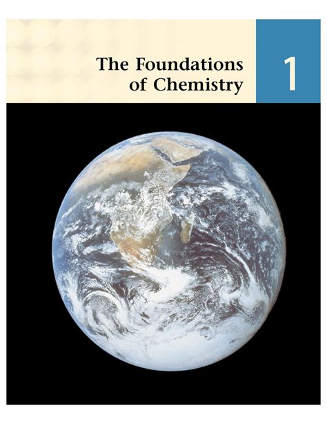 Foundations Of Chemistry Solutions Reader