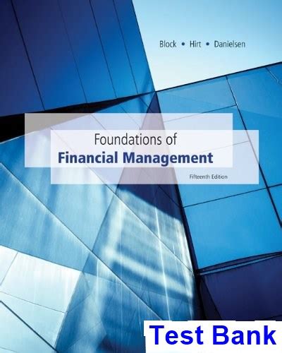 Foundations Of Financial Management 15th Answers Kindle Editon