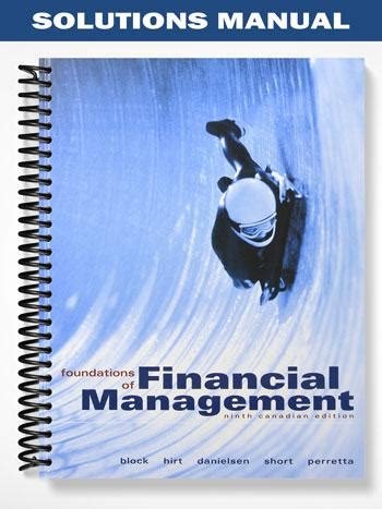 Foundations Of Financial Management 9th Edition Solutions Kindle Editon