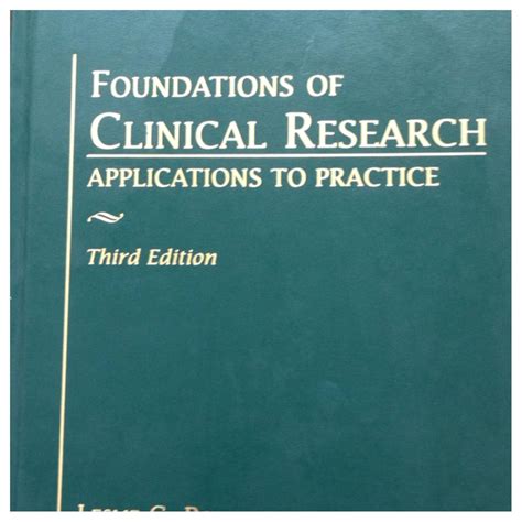 Foundations of Clinical Research Applications to Practice Doc