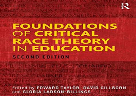 Foundations of Critical Race Theory in Education Critical Educator Kindle Editon