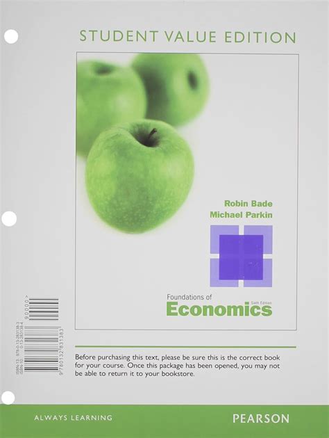 Foundations of Economics plus New MyEconLab with Pearson eText - Access Card Package 6th Edition Epub