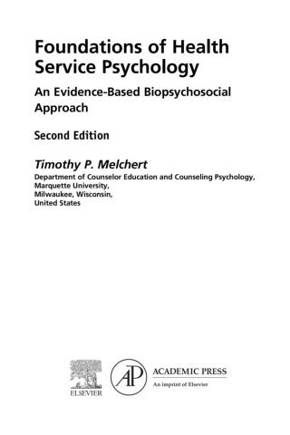 Foundations of Health Psychology Reader