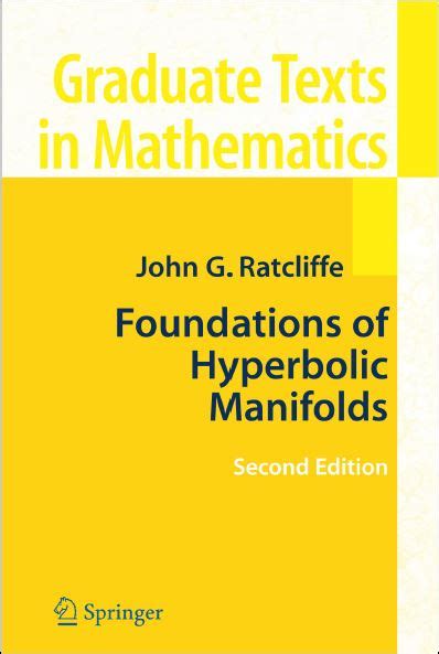 Foundations of Hyperbolic Manifolds 2nd Edition Epub