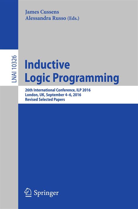 Foundations of Inductive Logic Programming 1st Edition Doc