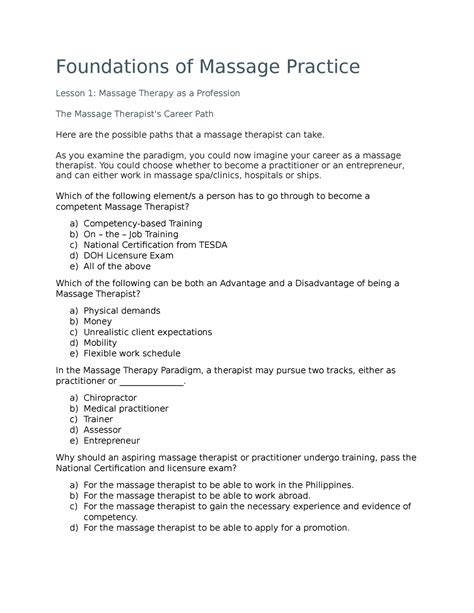 Foundations of Massage 3rd Edition PDF