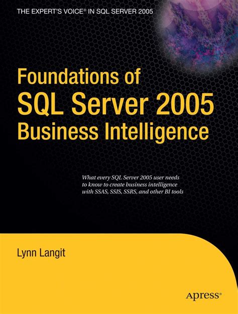 Foundations of SQL Server 2005 Business Intelligence Epub