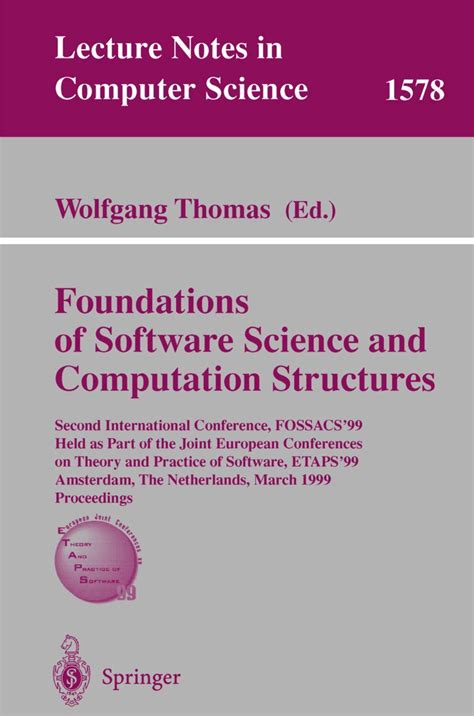 Foundations of Software Science and Computation Structures Second International Conference, FOSSACS Kindle Editon