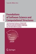 Foundations of Software Science and Computational Structures 12th International Conference, FOSSACS Reader