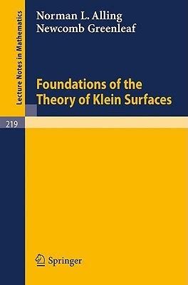 Foundations of the Theory of Klein Surfaces Epub