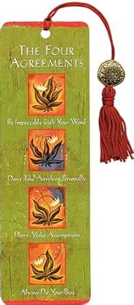 Four Agreements Beaded Bookmark Reader