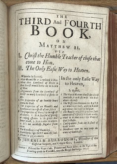 Four Books on the Eleventh of Matthew; Viz Kindle Editon
