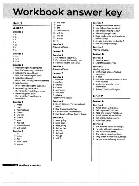 Four Corners 4 Workbook Answer Key Epub