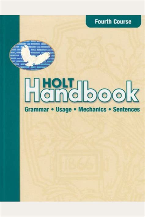 Fourth Course Holt Handbook Answers Reader