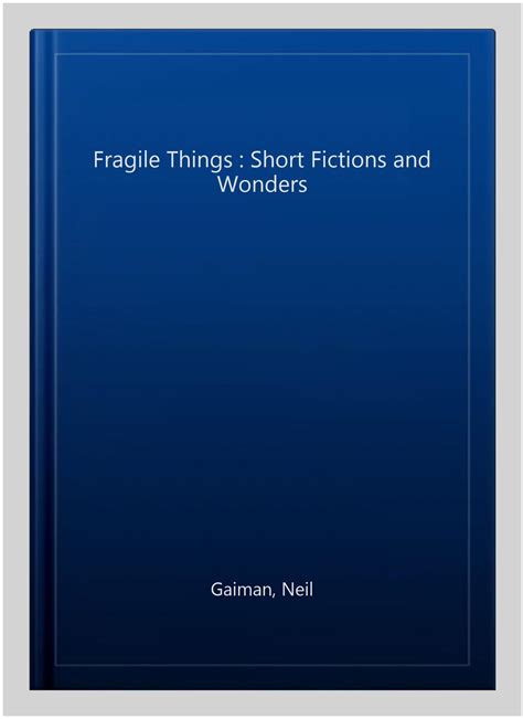 Fragile Things Short Fictions and Wonders Epub