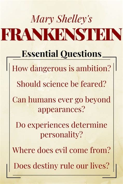 Frankenstein Discussion Questions And Answers Epub