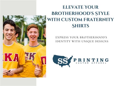 Fraternity T-Shirts: Express Your Brotherhood in Style