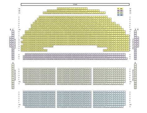 Fred Kavli Theater Seating Chart